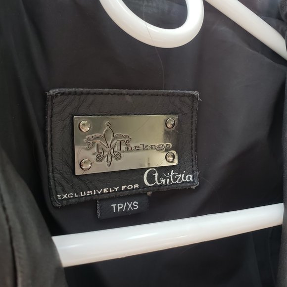 Mackage Leather Jacket - Dark Brown - Picture 3 of 5